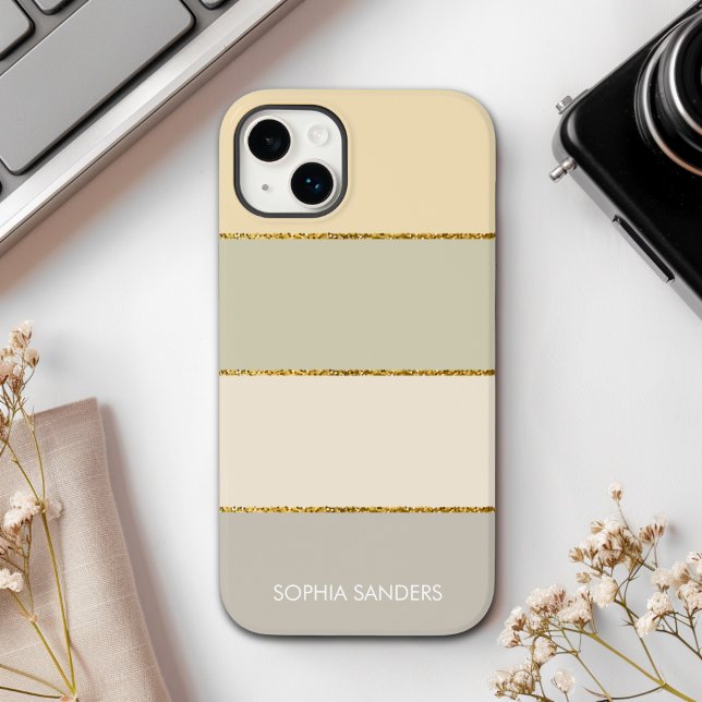 Modern band | Elegant Pastel Yellow Tones (Criador carregado)