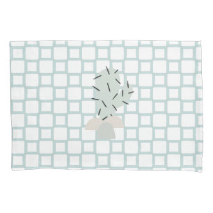Modern Cactus Charm Pillowcase