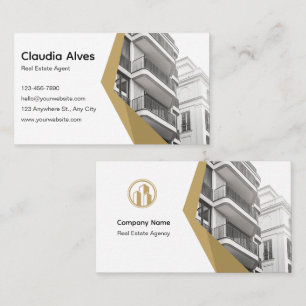 Modern Creative Imóveis Agent Cartão de visita