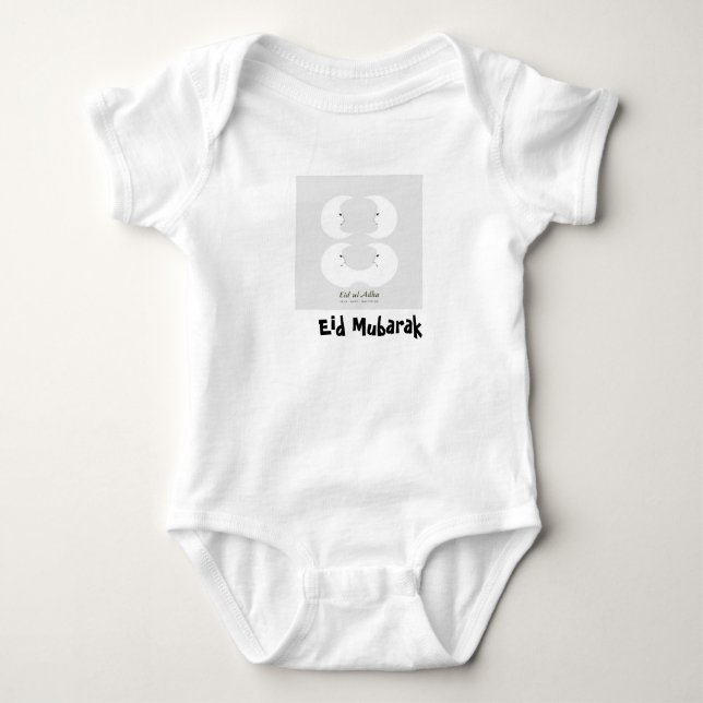 Modern Eid ul Adha 8 Shape Line Art T-Shirt (Frente)