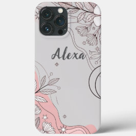Modern elegant cute girly simple florals