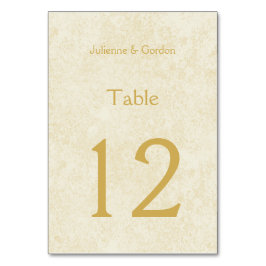 Modern Faux Dourado Sparkles em Cartões de Mesa de