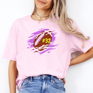 Modern Football Mama Personalizou o T-Shirt