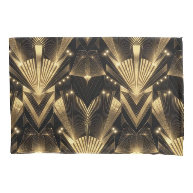 Modern Gold Foil Elegance Neo Art Deco  (Frente)