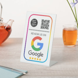 Modern Google Review QR Code Business