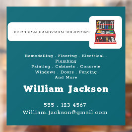 Modern handyman construction custom logo