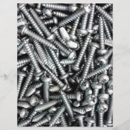 Modern Handyman Tools Silver Padrão de Parafuso