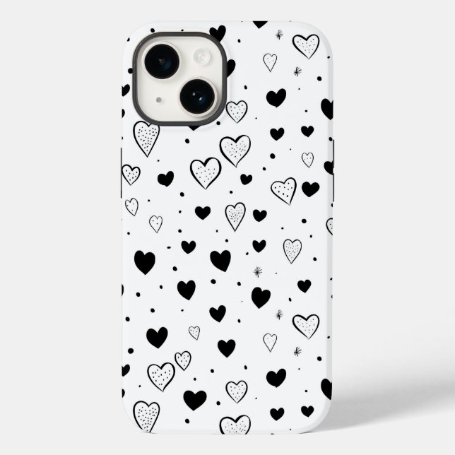Modern Hearts Pattern (Verso)