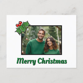 Modern Holly deixa bagas modelo de Natal