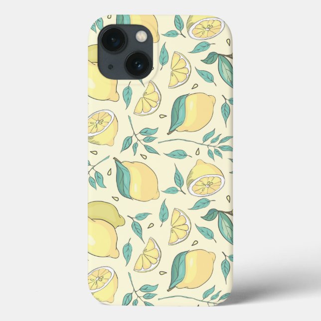Modern Lemon Citrus Summer Personalizado (Verso)