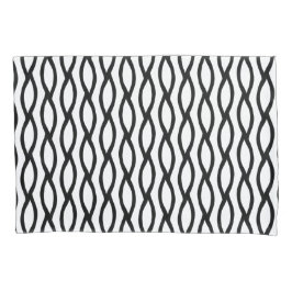 modern line art black and white pattern