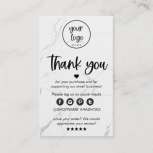 Modern Marble Business Obrigado Pela Inserção Do