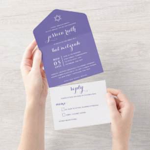 Modern Mitzvah Light Purple, tudo num único convit