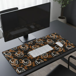 Modern Monogram Tortoise Shell Print