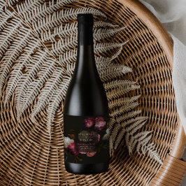 Modern Moody Floral Wedding Dark Romantic