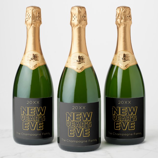 Modern New Year's Eve Party  (Garrafas)