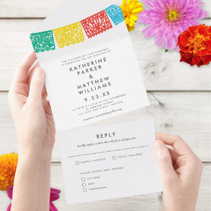 Modern Papel Picado Banner