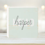 Modern Pastel Mint Hello E Você Nome<br><div class="desc">Modern Pastel Mint Hello E Você Nome</div>