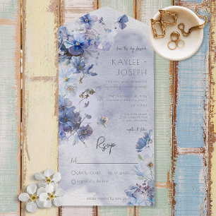 Modern Periwinkle Blue Selvagens Sem Janto