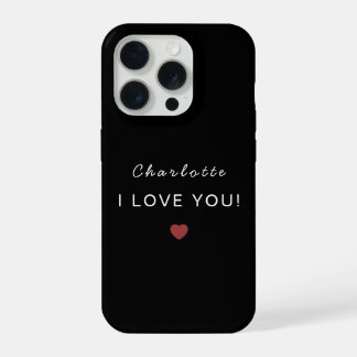Modern Personalized Valentine – I Love You