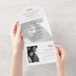 Modern Photo with Overlay   Wedding