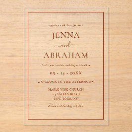 Modern Rustic Minimal Elegant 