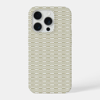 Modern Sage Green Geometric Seamless Pattern iPhon