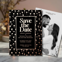 Modern Save the Date Photo Editable Modelo