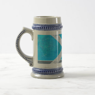 Modern Scotland Flag Caneca de cerveja