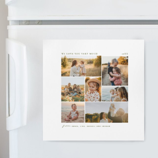 Modern Simple 7 Photo Collage Christmas (Criador carregado)