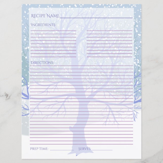 Modern Snow Christmas Recebe COR DE MUDANÇA (Frente)