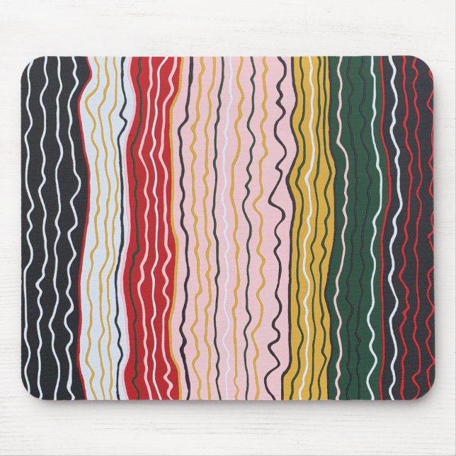 Modern Squiggles 2 Mousepad (Frente)
