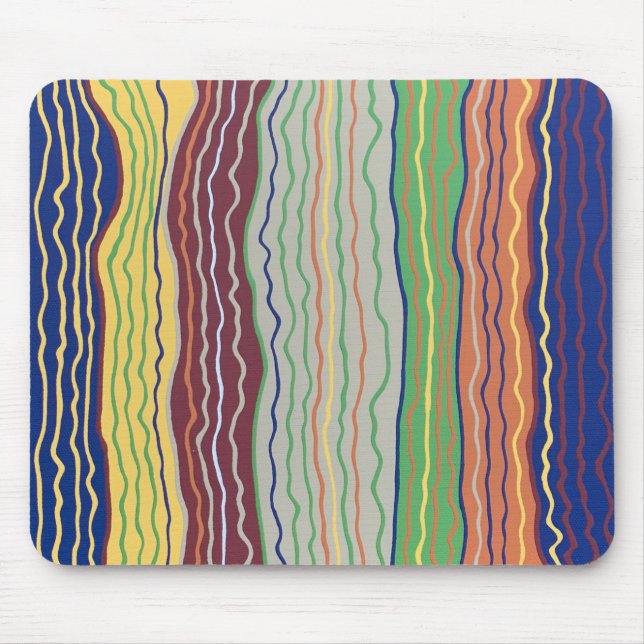 Modern Squiggles 3 Mousepad (Frente)