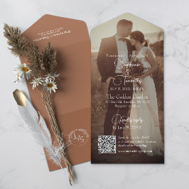 Modern Terracotta | Casamento de Foto Laranja Quei