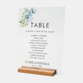 Modern Watercolor Eucalyptus Greenery Wedding