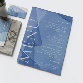 Modern Watercolor Forma Janto de Casamento Cartão