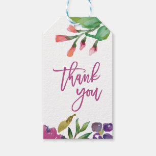 MODERN WATERCOLOR OBRIGADO A DAR Etiquetas