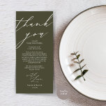 Modern Wedch Place Setting Obrigado Cartão de Jant<br><div class="desc">Compartilhe o amor e mostre seu apreço aos seus convidados, quando eles sentarem em seu assento e lerem esse obrigado encantador personalizado que você coloca no cartão. É uma maneira maravilhosa de acabar com a sua celebração especial de dia! Este cartão define o tom de um evento inesquecível. O cartões...</div>