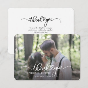 Modern Wedding Hand Lettered Obrigado
