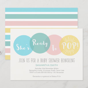 Moderna Ela está pronta para o convite ao Chá de