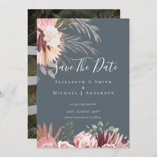 MODERNA FOTO SAVE DATAS - Pampas Grass Burgundy