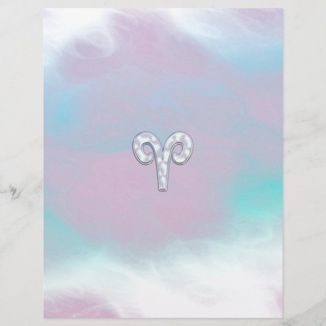 Moderna Mãe de Estilo Pérola Fala Símbolo Zodiac (Frente)