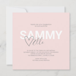 Moderna Tipografia Bat Mitzvah