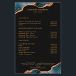 Moderner Marmor Glitzer Salon Preisliste Flyer<br><div class="desc">Modernes,  Marmor,  Glitzer,  Salon,  Flyer der Preisliste. Bearbeiten Sie Ihr Produkt in wenigen Minuten,  indem Sie Ihre Daten hinzufügen. Sie können den Schriftart/die Farbe/Position durch "weitere Personalisierung" ändern.</div>