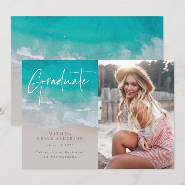 Modernidade da graduação em fotografia da praia oc (Frente/Verso)