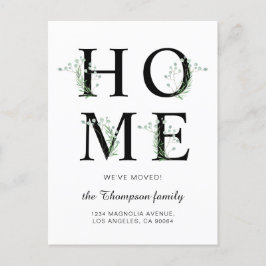 Modernidade Verde Novo Lar Mudamos Anúncio de Muda