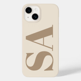 Moderno Antique White com Estojo Case-Mate Monogra