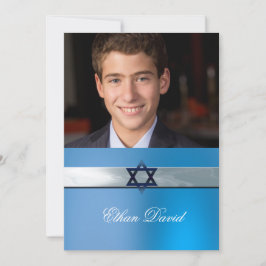 Moderno, Bar Mitzvah, Convite Fotográfico Personal