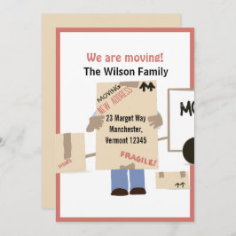 Moderno Bonito Estamos Mudando O Anúncio