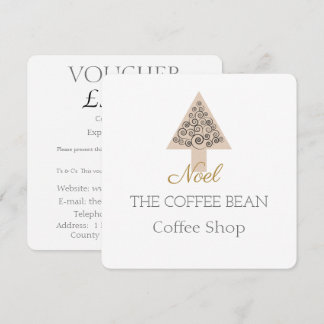 Moderno Branding de Negócios de Cafés de Natal